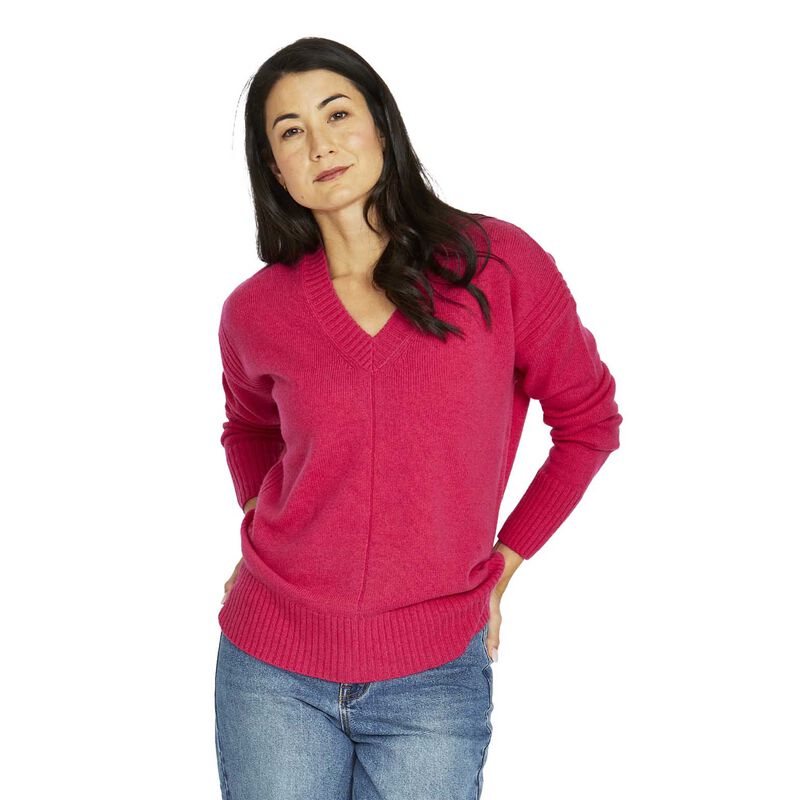 Jump Detail V-Neck Pullover image number 2